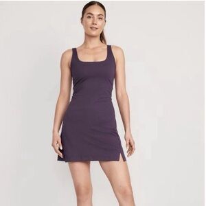 Old Navy PowerSoft athletic dress women’s size large purple
